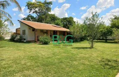 Chácara à venda, 1533 m² por r$ 560.000,00 - taquari ponte - leme/sp