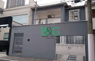 Sobrado com 3 dormitórios, 220 m² - venda por r$ 1.500.000,00 ou aluguel por r$ 5.200,00/mês - vila gomes cardim - são paulo/sp