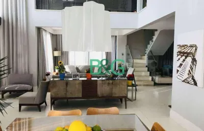 Apartamento duplex com 3 dormitórios à venda, 270 m² por r$ 4.500.000,00 - indianópolis - são paulo/sp