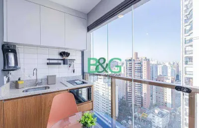 Apartamento com 1 dormitório para alugar, 26 m² por r$ 5.720/mês - vila nova conceio - são paulo/sp