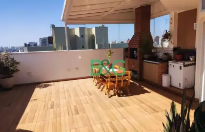 Cobertura com 3 dormitórios à venda, 131 m² por r$ 1.385.000,00 - vila gomes cardim - são paulo/sp