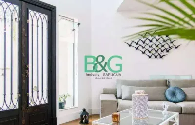 Sobrado com 3 dormitórios à venda, 144 m² por r$ 984.000,00 - vila scarpelli - santo andré/sp