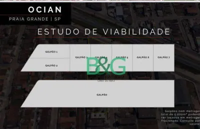 Galpões logístico de 700 m2 cada - 5 unidades - ocian