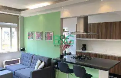 Apartamento com 2 dormitórios para alugar, 96 m² por r$ 5.193,38/mês - brooklin - são paulo/sp