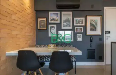 Apartamento com 1 dormitório à venda, 49 m² por r$ 835.000 - campo belo - são paulo/sp