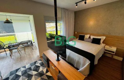 Apartamento garden com 1 dormitório para alugar, 77 m² por r$ 7.637,83/mês - chácara santo antônio - são paulo/sp