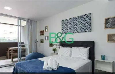 Studio com 1 dormitório à venda, 27 m² por r$ 1.259. - vila olímpia - são paulo/sp