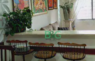 Apartamento com 1 dormitório à venda, 55 m² por r$ 235.000,00 - centro - são vicente/sp