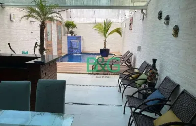 Sobrado com 3 dormitórios à venda, 360 m² por r$ 1.800.000,00 - vila bertioga - são paulo/sp