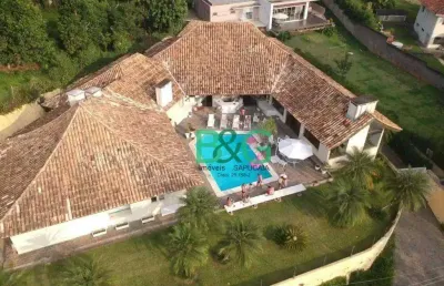 Casa com 4 dormitórios, 578 m² - venda por r$ 3.500.000,00 ou aluguel por r$ 21.500,00/mês - chácara granja velha - cotia/sp