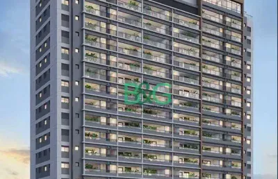Studio com 1 dormitório à venda, 29 m² por r$ 517.778 - moema - são paulo/sp