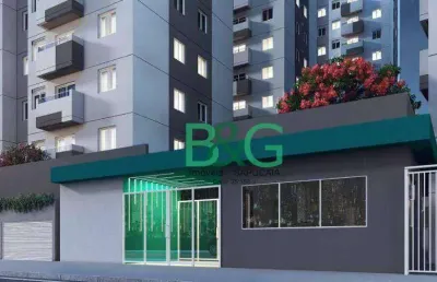 Apartamento com 2 dormitórios à venda, 42 m² por r$ 349.585,29 - jabaquara - santos/sp