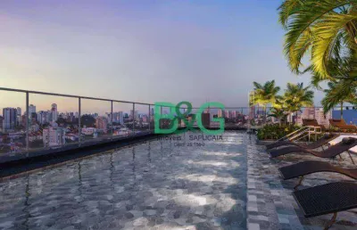 Apartamento à venda, 28 m² por r$ 492.941,79 - vila clementino - são paulo/sp