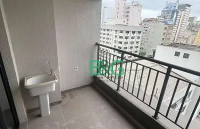 Apartamento com 1 dormitório à venda, 35 m² por r$ 410.000 - república - são paulo/sp