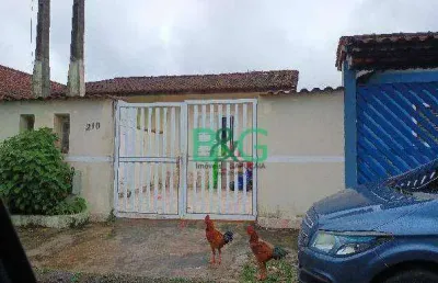 Casa com 2 dormitórios à venda, 56 m² por r$ 162.260,69 - jd nossa senhora do sion - itanhaém/sp