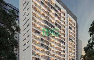 Apartamento com 1 dormitório à venda, 30 m² por r$ 313.902,70 - santo amaro - são paulo/sp