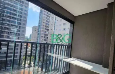 Apartamento com 1 dormitório para alugar, 25 m² por r$ 2.740,00/mês - vila guarani (zona sul) - são paulo/sp