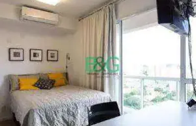 Apartamento com 1 dormitório à venda, 34 m² por r$ 594.000,00 - brooklin paulista - são paulo/sp