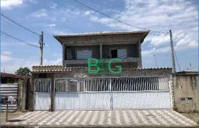 Casa com 2 dormitórios à venda, 49 m² por r$ 167.613,66 - ribeirópolis  - praia grande/sp