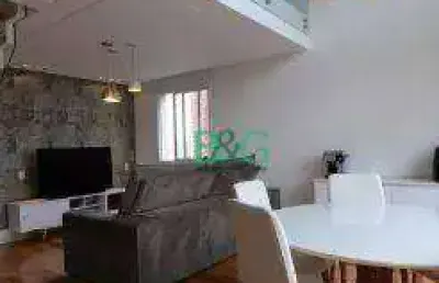 Apartamento duplex com 1 dormitório à venda, 90 m² por r$ 589.000 - vila suzana - são paulo/sp