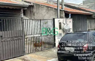 Casa com 2 dormitórios à venda, 58 m² por r$ 139.955,89 - residencial aldeias da serra - caçapava/sp