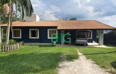 Fazenda com 3 dormitórios, 7500 m² - venda por r$ 2.600.000,00 ou aluguel por r$ 10.000,00/mês - vila marcelo - são paulo/sp