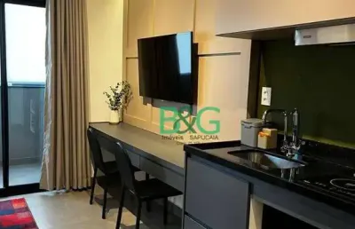 Studio com 1 dormitório para alugar, 28 m² por r$ 5.490,00/mês - jardins - são paulo/sp