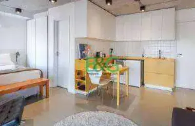 Studio com 1 dormitório à venda, 42 m² por r$ 899.000 - vila pompeia - são paulo/sp