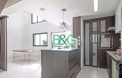 Apartamento duplex com 1 dormitório à venda, 76 m² por r$ 1.297.900,00 - santo amaro - são paulo/sp