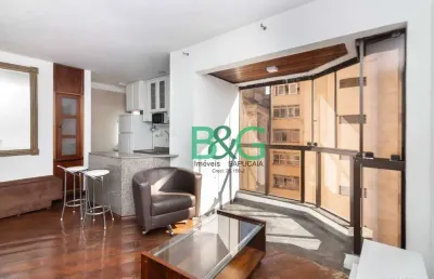 Apartamento com 1 dormitório à venda, 43 m² por r$ 440.000,00 - parque santa cecília - são paulo/sp