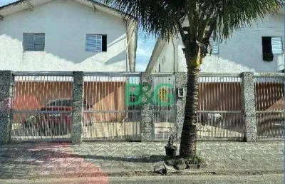 Casa com 1 dormitório à venda, 68 m² por r$ 167.159,13 - ribeiropolis - praia grande/sp