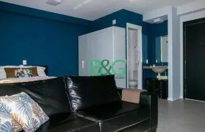 Studio com 1 dormitório à venda, 46 m² por r$ 388.000,00 - brás - são paulo/sp