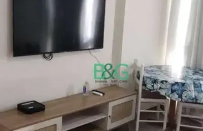 Apartamento com 1 dormitório à venda, 78 m² por r$ 400.000 - boqueirão - praia grande/sp