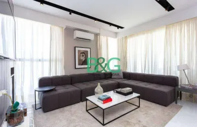 Apartamento com 1 dormitório para alugar, 97 m² por r$ 16.250/mês - moema pássaros - são paulo/sp