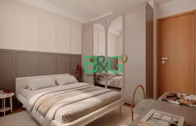 Apartamento com 2 dormitórios à venda, 40 m² por r$ 262.670,00 - vila emir - são paulo/sp