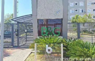 Apartamento com 2 dormitórios à venda, 41 m² por r$ 98.370,70 - jardim maria célia - bauru/sp