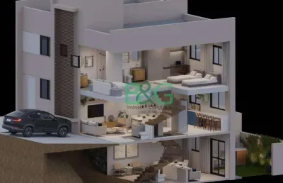 Casa com 3 dormitórios à venda, 124 m² por r$ 718.982,02 - vila natal - mogi das cruzes/sp