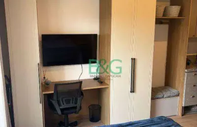Studio com 1 dormitório para alugar, 24 m² por r$ 3.747/mês - santo amaro - são paulo/sp