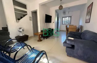 Sobrado com 3 dormitórios, 100 m² - venda por r$ 1.000.000 ou aluguel por r$ 5.500/mês - riviera de são lourenço - bertioga/sp