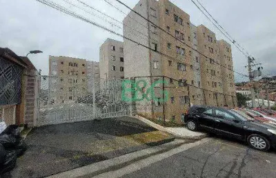 Apartamento com 2 dormitórios à venda, 49 m² por r$ 114.838 - guaianazes - são paulo/sp