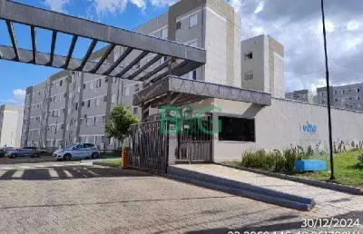 Apartamento com 2 dormitórios à venda, 41 m² por r$ 113.834,01 - vitta são jose - bauru/sp