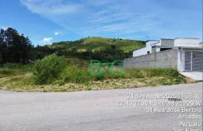 Terreno à venda, 357 m² por r$ 200.116,69 - bairro do martírio - amparo/sp