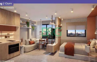 Studio com 1 dormitório à venda, 25 m² por r$ 430.000 - vila olímpia - são paulo/sp