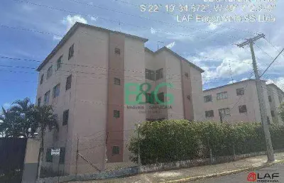Apartamento com 2 dormitórios à venda, 47 m² por r$ 59.999,74 - jardim marilu - bauru/sp