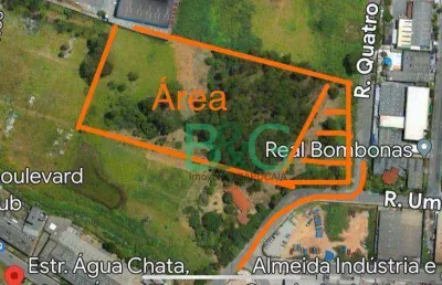 Terreno à venda, 21 m² por r$ 13.000.000,00 - água chata - guarulhos/sp