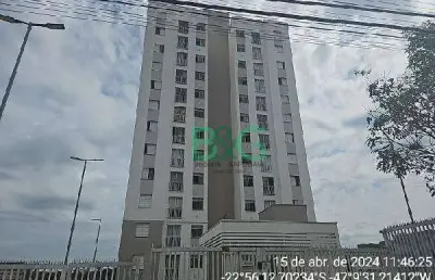 Apartamento com 2 dormitórios à venda, 48 m² por r$ 186.217,46 - cidade satélite íris - campinas/sp