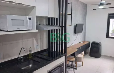 Studio com 1 dormitório para alugar, 25 m² por r$ 3.800/mês - vila olímpia - são paulo/sp