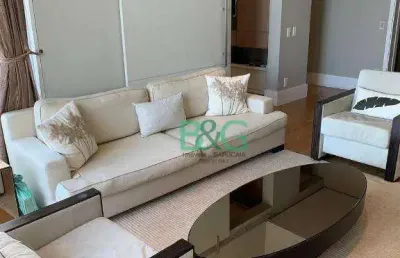 Apartamento com 2 dormitórios para alugar, 157 m² por r$ 25.000/mês - moema - são paulo/sp