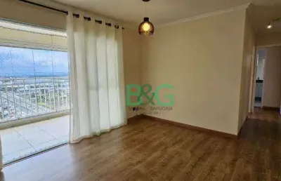 Apartamento com 3 dormitórios para alugar, 86 m² por r$ 5.518/mês - vila augusta - guarulhos/sp