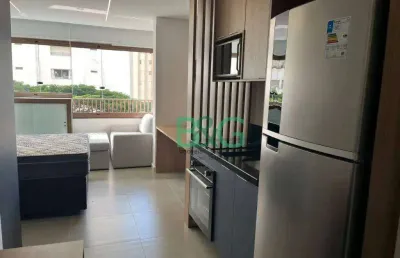 Studio com 1 dormitório, 25 m² - venda por r$ 600.000,00 ou aluguel por r$ 6.200,00/mês - campo belo - são paulo/sp